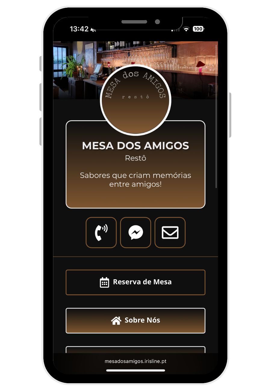 FindLeads - Cartão de Visita Digital